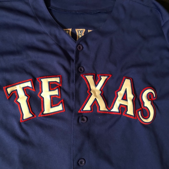 Vintage  MLB Texas Rangers Authentic Majestic Jersey sz 44 - Picture 2 of 13